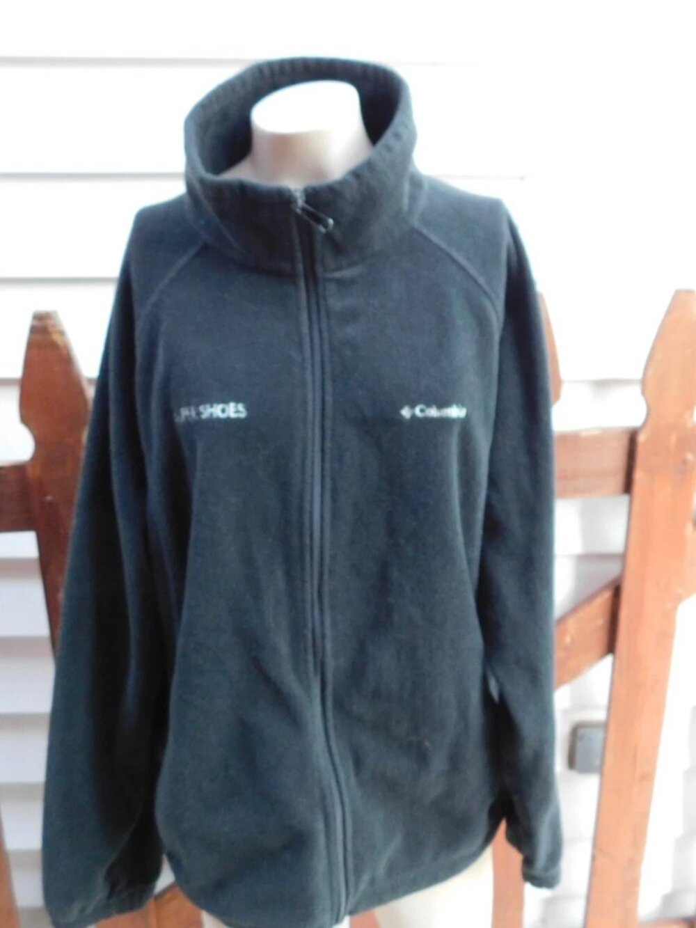 COLUMBIA FLEECE JACKET Womens OUTDOORS 2X SUPER SHOES LOGO